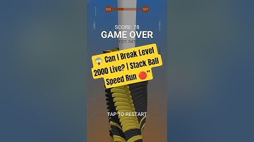 “😱 1000+ LEVEL Breaking Stack Ball Live 🔴 | High Score Challenge | Join Chat 🚀”