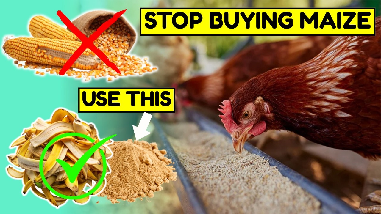 Создайте свой собственный БЕСПЛАТНЫЙ ингредиент для корма для птицы, чтобы ЗАМЕНИТЬ КУКУРУЗУ И СО...