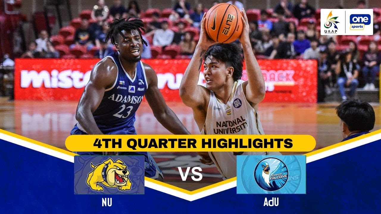 NU vs. AdU | 4TH QUARTER HIGHLIGHTS | UAAP SEASON 88 MEN’S BASKETBALL ...