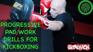 Kickboxing Progressive Pad Work Drills for Speed Tutorial