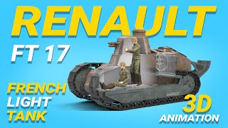 Renault Tank FT 17 WW1 France Light Tank