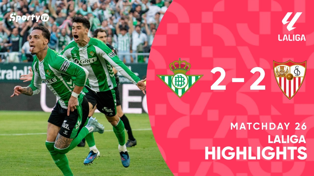 Real Betis vs Sevilla FC (2-2) | 25/26 | Game Highlights | LaLiga | SportyTV