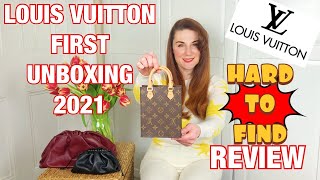 LOUIS VUITTON PETIT SAC PLAT MONO, UNBOXING, WHAT FITS