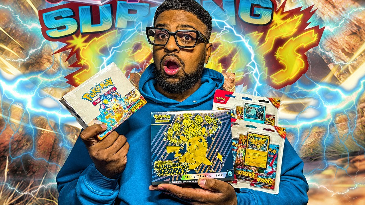 I Open EVERY Pokemon Surging Sparks Product! - YouTube