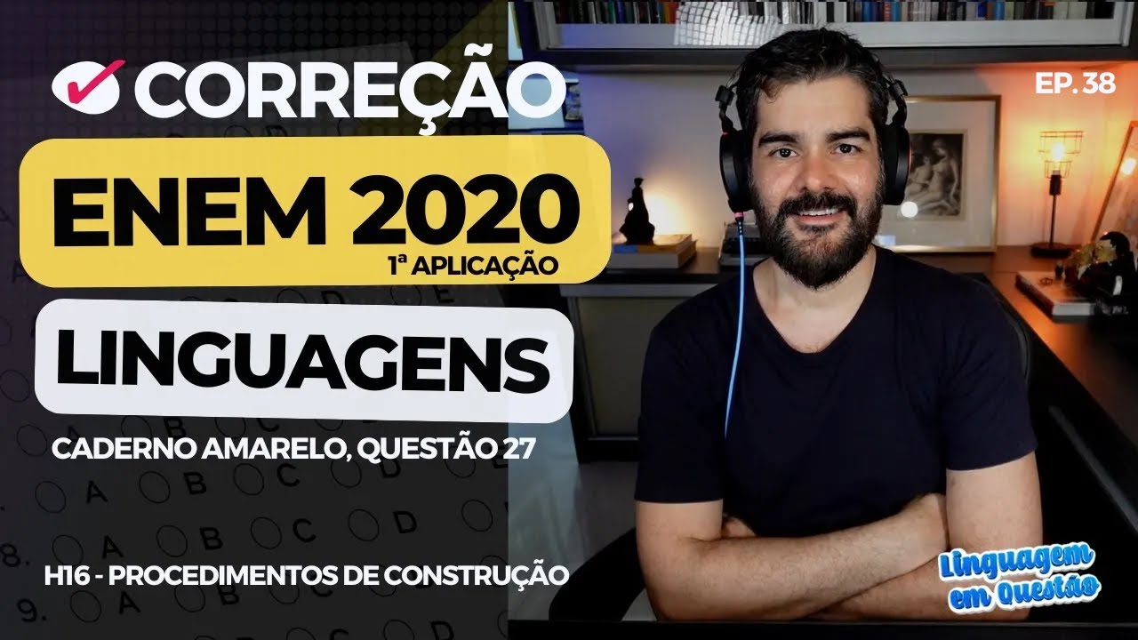 ENEM 2020 1ª aplicação: 