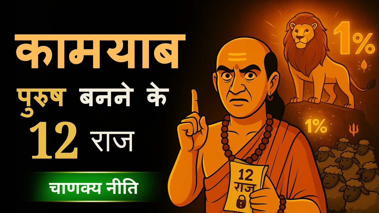 कामयाब पुरुष ये 12 गुप्त आदतें कभी नहीं बताते | Chanakya Niti for men