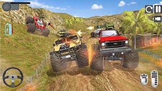 Xtreme Monster Truck Racing 2020 3D Offroad Games - impossible 4×4 Car-Android GamePlay| Level - 1 | screenshot 4