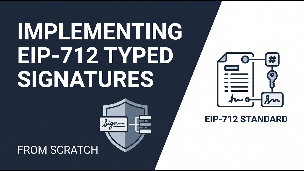 Implementing EIP-712 Typed Signatures from Scratch