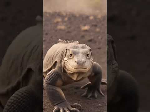 Komodo Dragon Volcanic Terrain