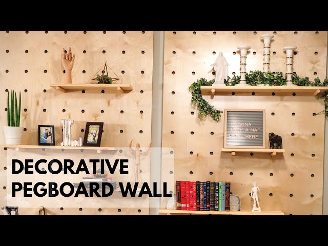 How to create a DIY pegboard wall for versatile kids' storage -  NewlyWoodwards