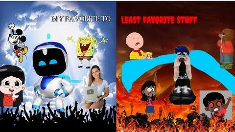 My Favorite To Least Favorite Stuff List ( S/S/M/R/C/F/U )