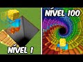 PASSAMOS POR QUEDAS IMPOSSÍVEIS NO MAPA MAIS ANTIGO DO MINECRAFT !