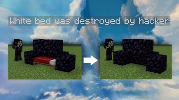 A Hacker Broke My Bed Through Obsidian... (Hypixel Bedwars)