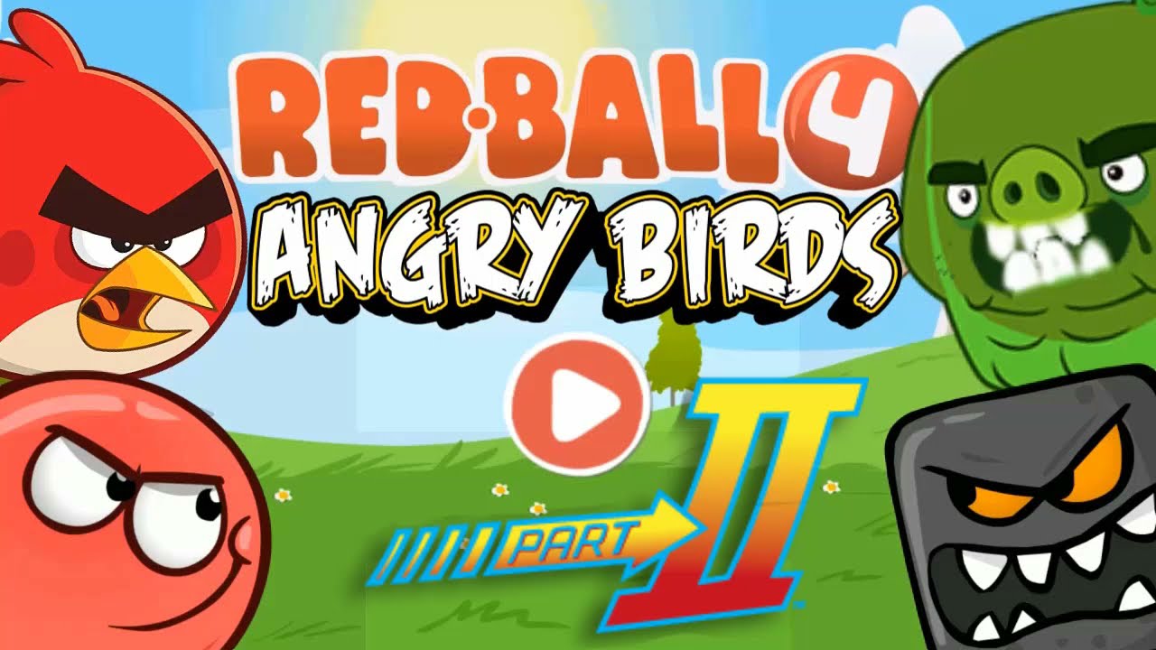 Red Ball 4 & Angry Birds Animated Part 2 | Red Vs Bad Piggie Boss ORIGINAL 2021)