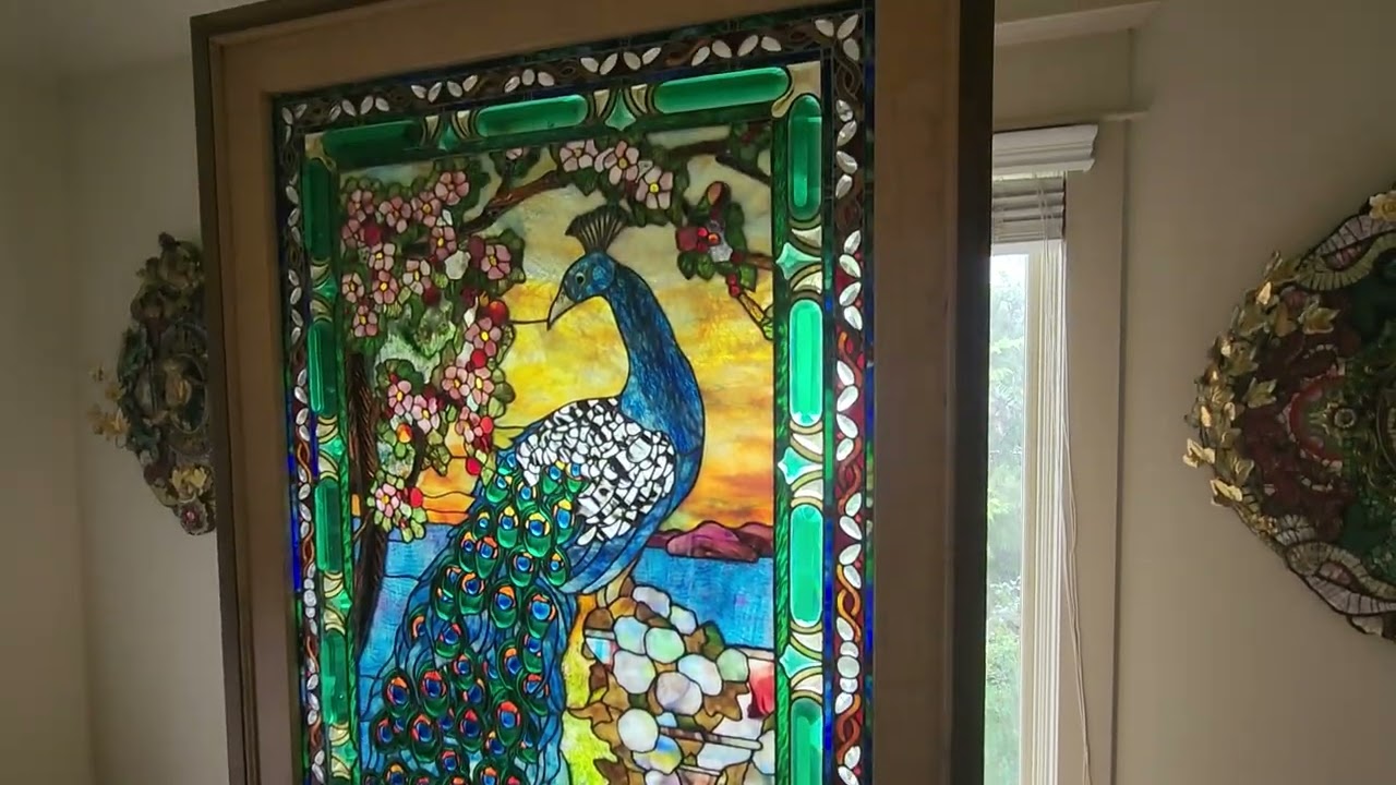 Peacock Window, Unique Treasures, Fine Art starts on 9/27/2026
