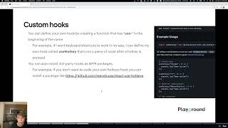 Coding Bootcamp Session 15: React Continued