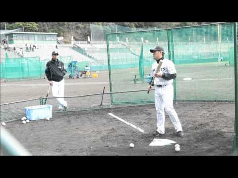 平成28年2月22日春季キャンプ　平野コーチのバント講座（安芸）