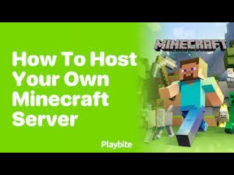 How To Host Your Own Minecraft Server - YouTube