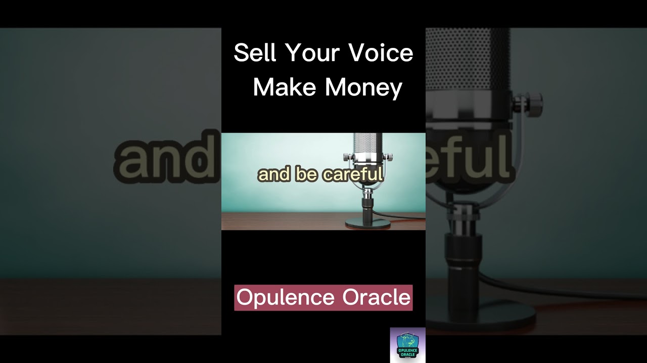 Sell Your Voice Make Money - Make Money Online - Freelancing - Voice Over