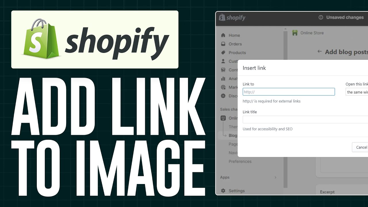 How To Add Link To An Image In Shopify (2025) Complete Tutorial - YouTube