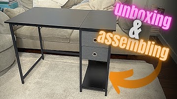 Unboxing & Assembling the Dumos Small Computer Desk