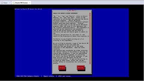 Oracle VM Server Installation