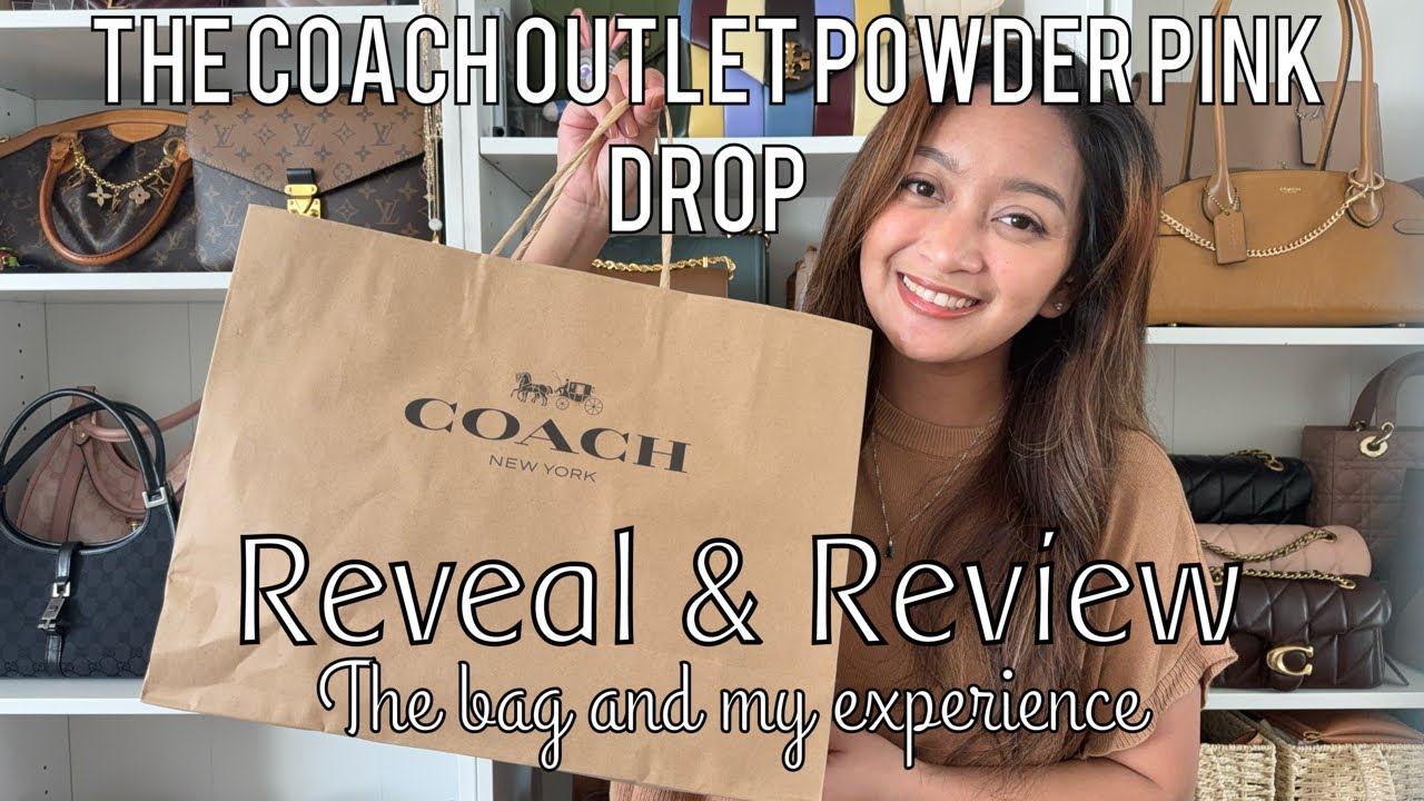 Coach Outlet Powder Pink Reveal and Review | How I got the bag