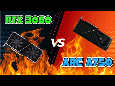 INTEL ARC A750 VS RTX 3060 | BENCHMARK TEST | VARIOUS GAMES