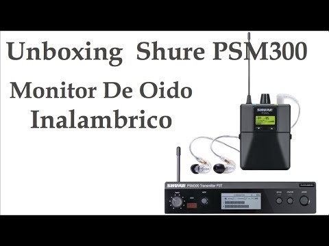 Shure PSM 300 Monitor Inalambrico de Oido - YouTube