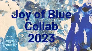 Scrapbook Layouts Project Share -  Joy of Blue Collab - #JoyofBlueJun2023