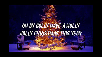 Michael Buble - holly jolly Christmas (lyrics)