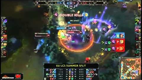 Fnatic Xpeke Malphite VS NIP Bjergsen Kennen Best Plays   EU LCS Summer 2013 W1D3 MUST SEE