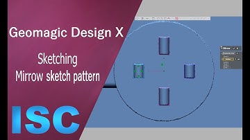 Mirror command in sketching - Geomagic Design X