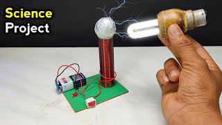 Tesla Coil (100% Working) | Best Science Project | How to make a Tesla Coil at Home