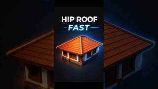 SketchUp Kerala Hip Roof in 1 Click 🔥 | 1001bit Plugin Trick