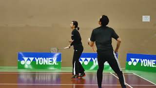 Badminton Defensive Drill for Doubles Players featuring Coach Kowi Chandra