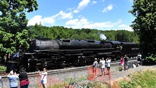 UP Big Boy #4014 meets R&N #2102 for the FIRST TIME EVER!