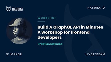 Build GraphQL APIs in minutes - a workshop for frontend developers by Christian Nwamba