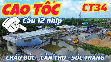 CAO TỐC CHÂU ĐỐC - CẦN THƠ - SÓC TRĂNG XÂY CẦU VƯỢT KÊNH THỊ ĐỘI, HUYỆN THỚI LAI