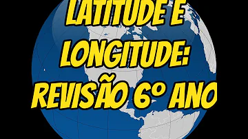 O que é longitude e latitude Brainly?