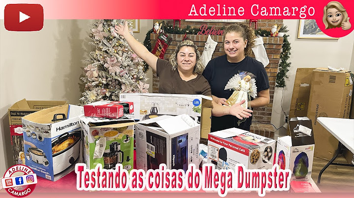 Testando as coisas que encontrei no mega dumpster @AdelineCamargo