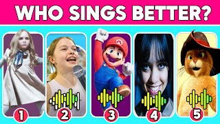 Can You Guess Who's Singing? Wednesday, Puss In Boots Quiz, Shrek 5,Super mario bros