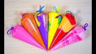 Slime Kreative Mix - Mixing Slimes With Piping Bags -