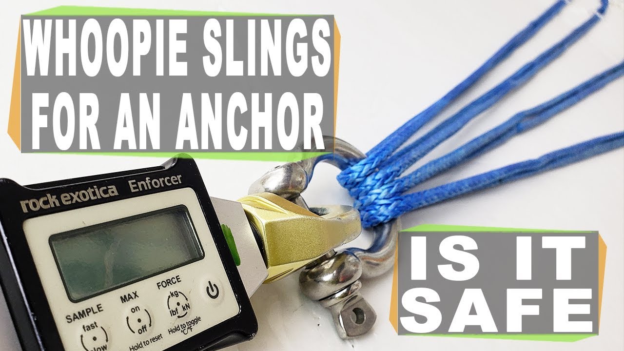 Can you build highline anchors only with whoopie slings? YouTube