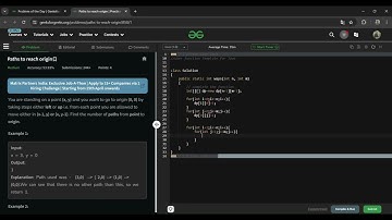 Paths to reach origin | 24-04-2024 | GFG | POTD | JAVA | GeeksforGeeks