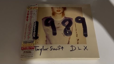 Taylor Swift - 1989 (Japanese Deluxe Edition) CD Unboxing 