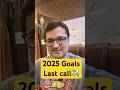 ✨ Join me on my journey to crush 2 big goals in 2025 — maybe you’ll find your spark too! 💪