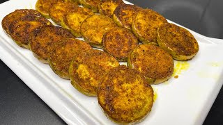 बंगाली बैंगन भाजा रेसिपी// Begun Bhaja // Bengali Fried Eggplant// Brinjal
