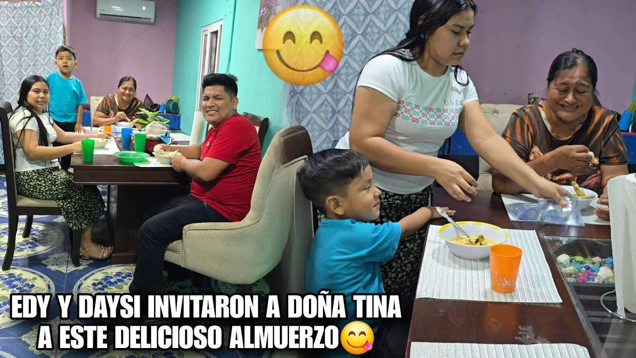 EDY y DAYSI Invitaron a Este Gran Almuerzo a Doña TINA😋Ella Llorando Les Agradece😱Tienes Que Ver