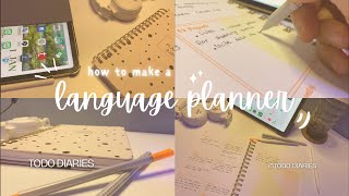 How to make a Korean study planner